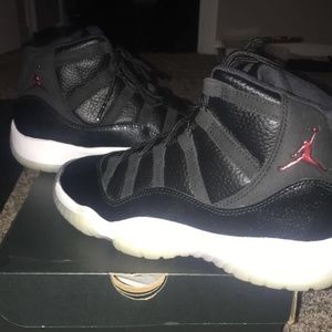 Air Jordan 11 Retro Black Gym Red-White-Anthracite